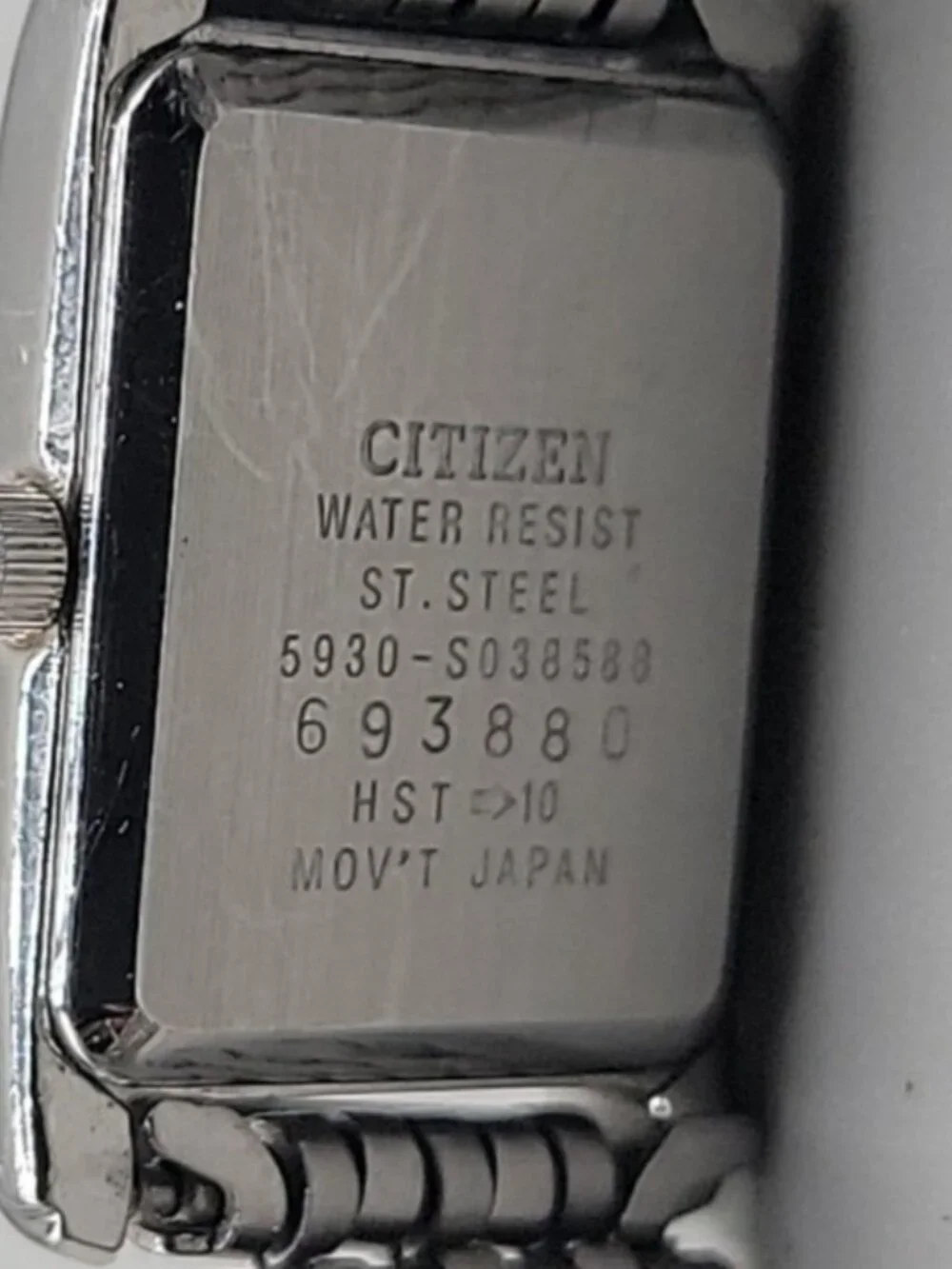 Citizen Ladies Quartz Watch Stainless Steel Chain 5930-S038588 6.5